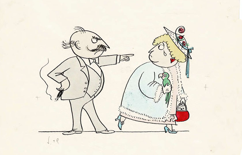 Bella Belchaud illustratuion form the Elizabeth Shaw book