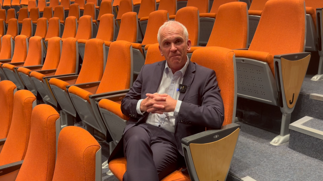 Professor Dermot Nestor sitting