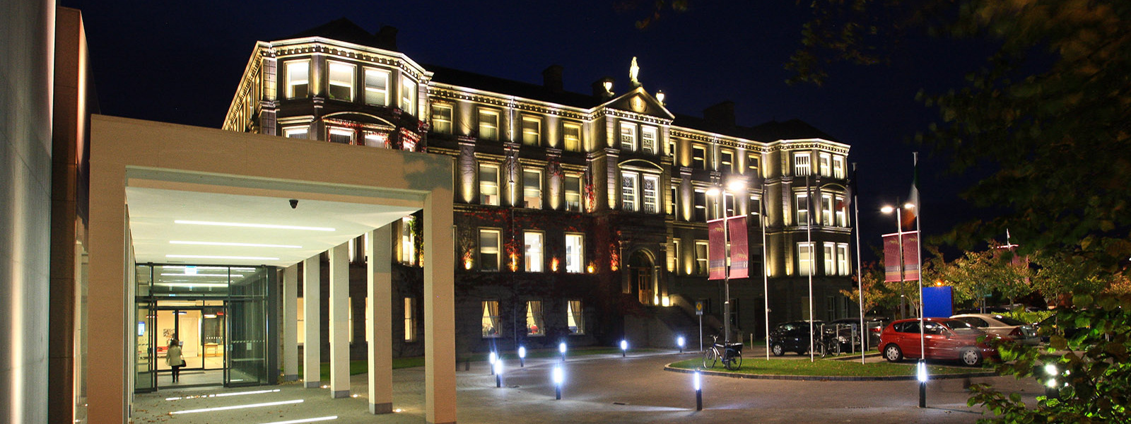 Foundation Building MIC at night