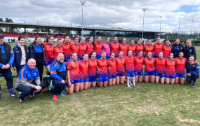 The MIC Ladies’ Footballers bring Giles Cup back to the College