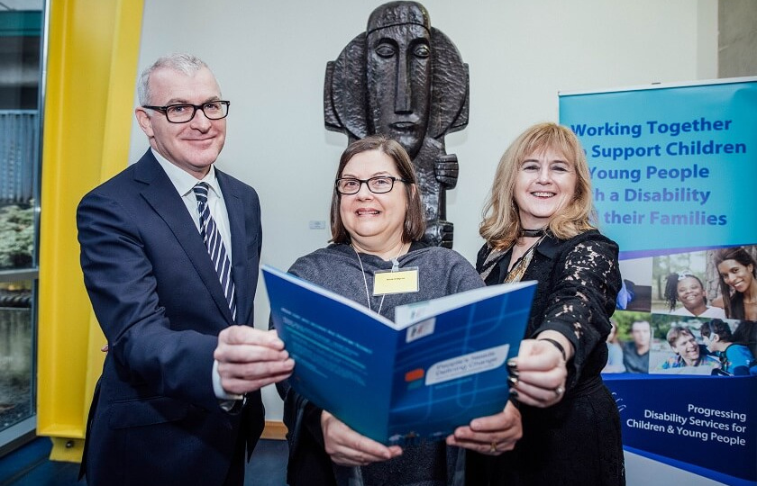 Prof. Gary O'Brien, Dr Anne O'Byrne & Prof. Emer Ring, MIC at Progressing Disability Services for Children and Young People (PDS) Conference 2019