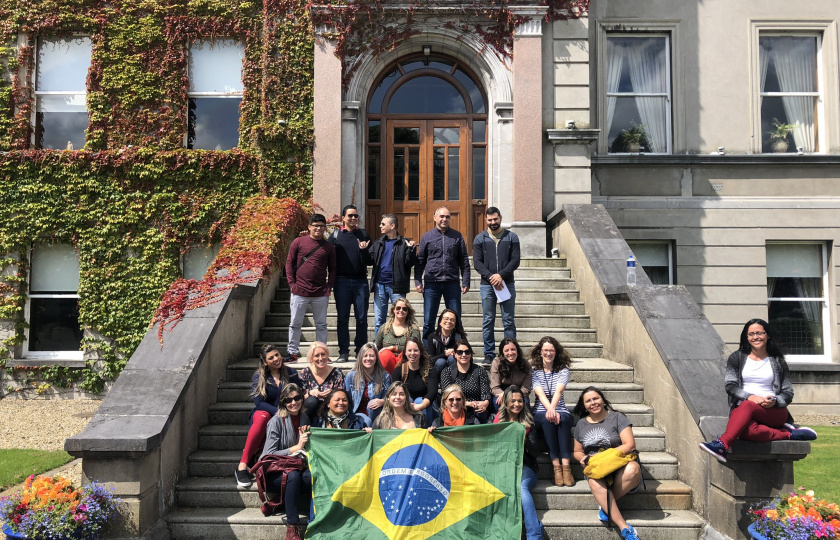 The 19 Brazilian students on the full time Graduate Diploma in Mentoring and Leadership programme