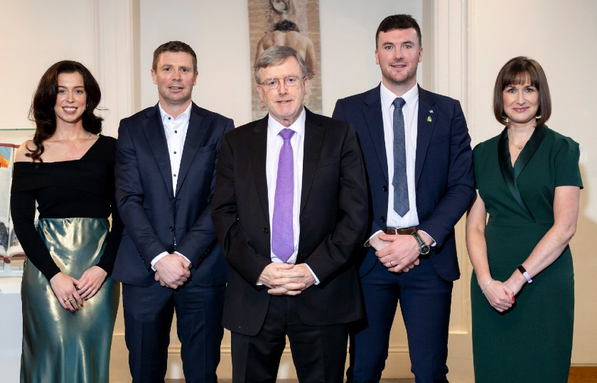 2023 awardees pictured with Professor Eugene Wall