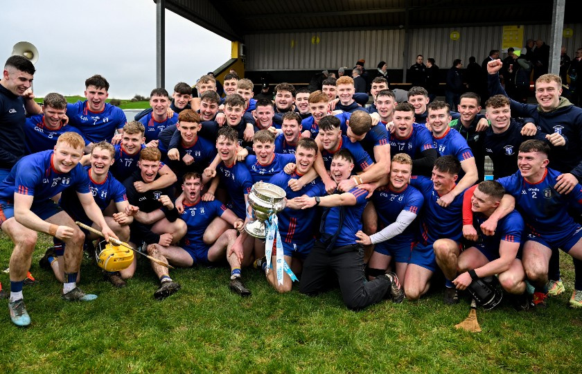 MIC team group photo celebrating the Fitzgibbon Cup final.