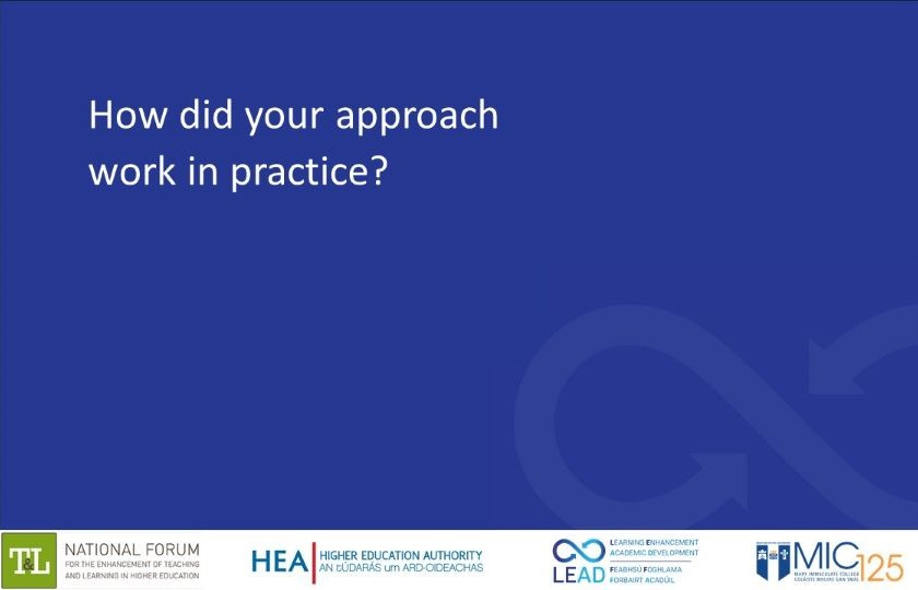 Video still 2 asking How did you approach work in practice?