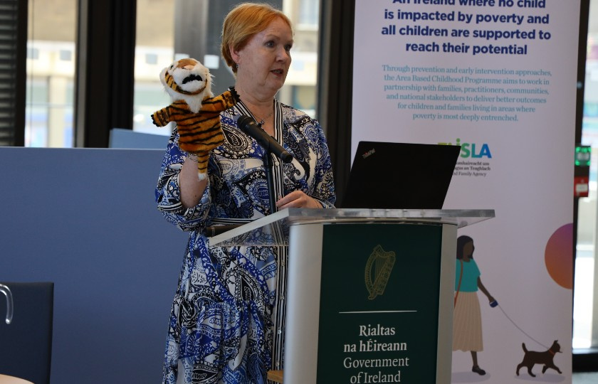 Dr Mary Moloney speaking at the launch