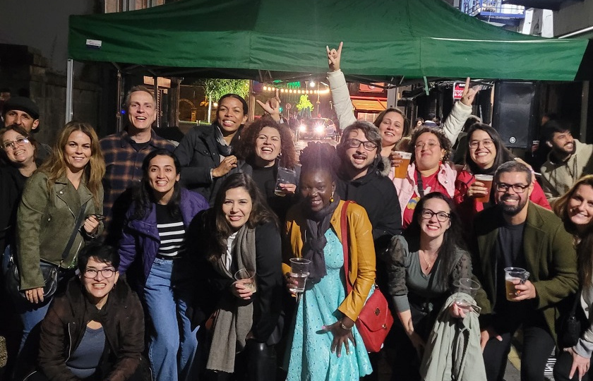 MIC international students enjoying Cultural Night Limerick 2024