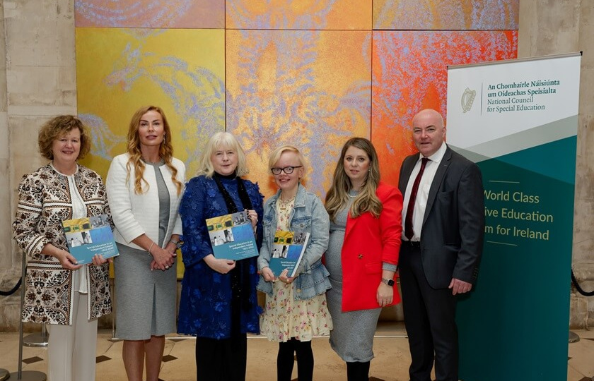 Pictured (L-R): Assumpta Crosse-Ryan, Jennifer Doran (NCSE), Prof Emer Ring, Ellen Ryan, Caroline McKeown and John Kearney (NCSE).