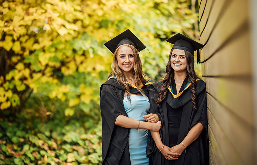 Two graduates at MIC Limerick