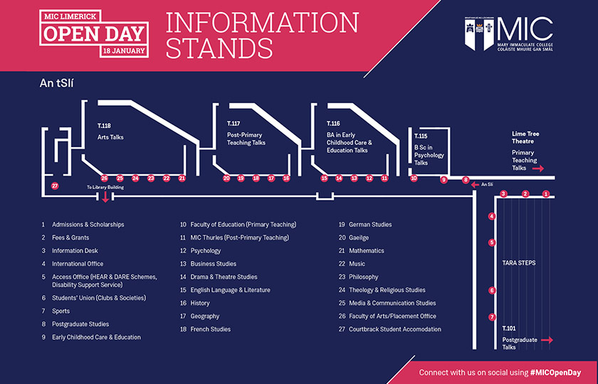 Information Stands Map