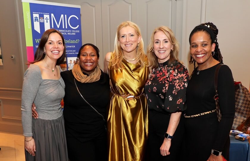 Dr Holly Cowman, Director of International Engagement at MIC & guests at reception in Washington DC