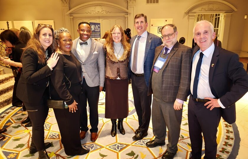 Professor Dermot Nestor, President of Mary Immaculate College (MIC) & guests at reception in Washington DC