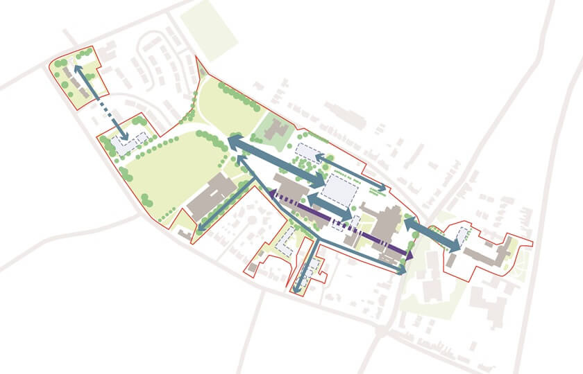 MIC Landscape Masterplan An tSlí graphic