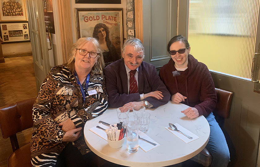 Willie O'Dea, Meadbh Hennessy and Rosemary Day meeting for the Citizens Parliament