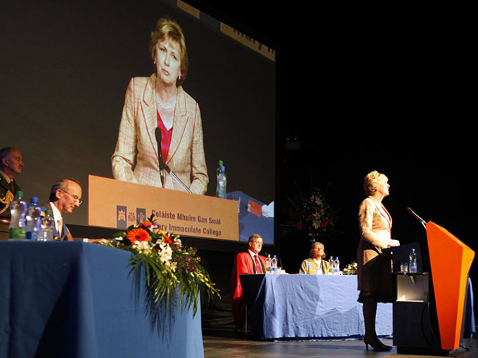 Former President of Ireland, Mary McAleese