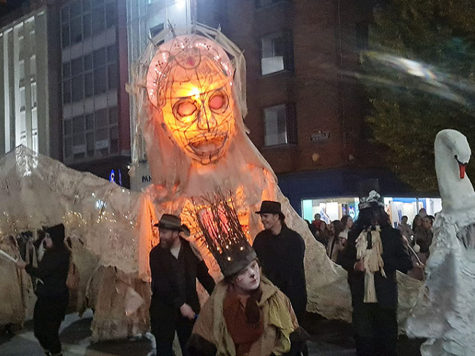 Halloween parade in Limerick