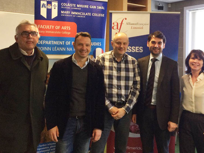 Martin Rigg, Pierre-Olivier Lombarteix, Loïc Guyon and Anne Blondelle