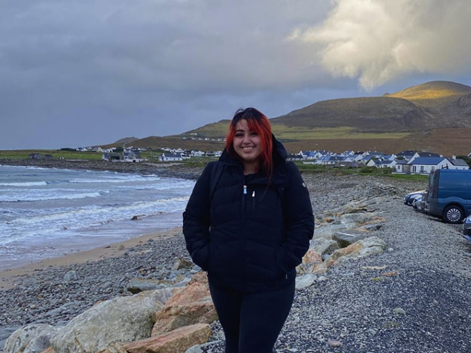 Student on Achill Island