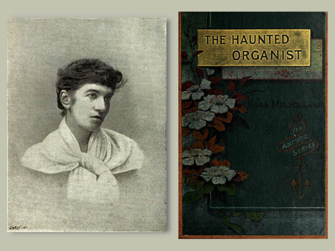 Rosa Mulholland and the book The Haunted Organist.